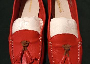 Półbuty Damskie  Mokasyny Filipe Czerwone 8339 SA Vermelho  Nr. 38