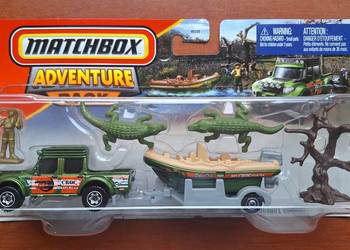 MATCHBOX ADVENTURE PACK CROCODILE COUNTRY SWAMP RAIDER H1235 JCN13