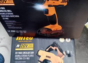 Zestaw elektronarzędzi; pilarka +wiertarko wkrętarka Nowe okazja