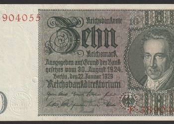 Niemcy 10 marek 1929 - F.3 - stan 2/3