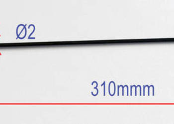 ANTENA MASZT BAT L=31cm kątowa 225 MHz