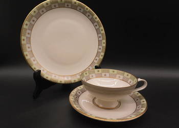 Zestaw śniadaniowy trio z porcelany, Johann Haviland z Bawarii