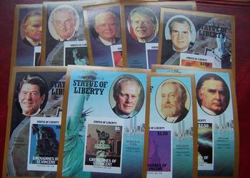 Grenadyny 1986 MNH Prezydenci USA Statua Wolności