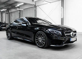 Mercedes S 400 4Matic Coupe. Distronic, noktowizor, Burmester, masaże, pan…