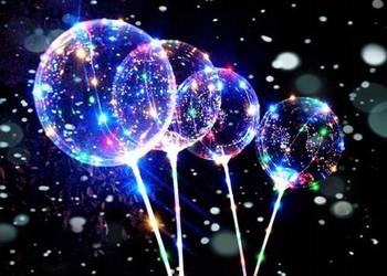 balon 10szt led na hel okrągły bhl500o-19