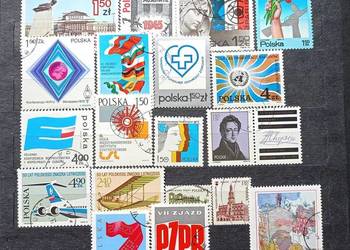 Znaczki polskie rok 1975 kasowane Znaczki polskie rok 1975 kasowane