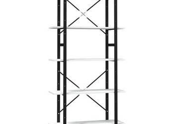 5-poziomowy regał na książki biały 80x30x175 cm sosnowy WM-3081994