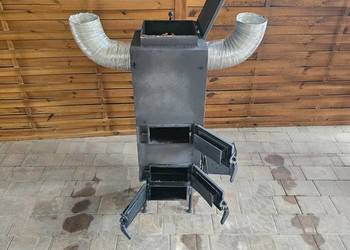 Piec nadmuchowy 20 kW – ładowany z góry i przodu, 115×60×50 cm