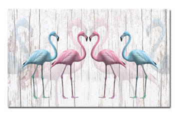 Obraz xxl FLAMING 5 - 120x70cm na płótnie flamingi