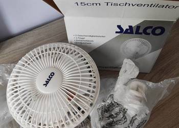 Kompaktowy wentylator biurkowy Salco