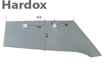 Lemiesz 300hektarów HARDOX SSPNB/P części do pługa RABEWERK