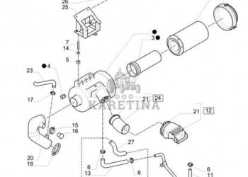 New Holland T6010 Filtr powietrza 87585981