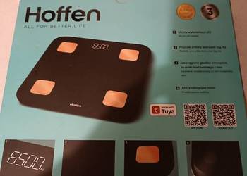 Waga łazienkowa Hoffen czarna SMART