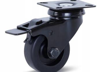 Koło skrętne kółko 50mm 40kg Mocne z hamulcem
