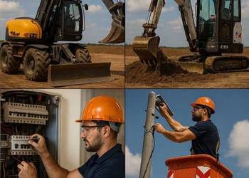 Usługi: MINIKOPARKA | KOPARKA | ELEKTRYK | ZWYŻKA | ZBUCZYN