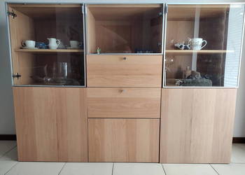 Szafka IKEA BESTA jasny brąz