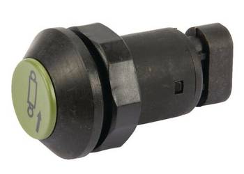 Przełącznik przyciskowy, wciśnięcie siłownika, okrągły zielony 11908004PN