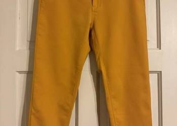 Spodnie damskie XL/XXL zółte kanarkowe zz bawełny Moyorodi Fashion Style