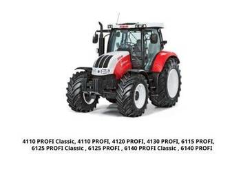 Steyr Profi  6125 6140 Classic instrukcja naprawy PL