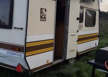 Przyczepa knaus , opłacona stan bdb.