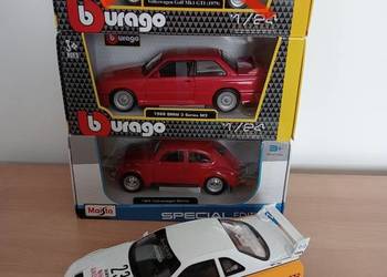 Bburago 1:24 ,4 x modele  Nissan Skyline GT-R VW Beetle BMW M3