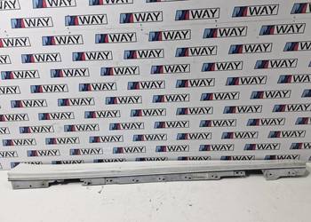  7256912 BMW F30 F31 LISTWA PROGOWA PRAWA ORYGINAŁ A300 ALPINWEISS