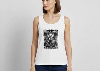 Koszulka na ramiączkach damski Premium Wrocław – Herb | Dolny Śląsk