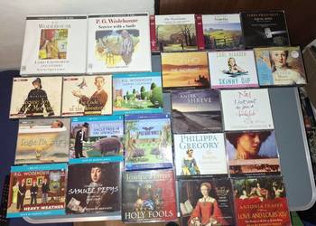 PROMOCJA!! Wielka Kolekcja Oryginalnych Audiobooków CD EN • 43szt.