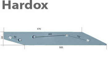 Płoza długa HARDOX 27080701/L części do pługa RABEWERK