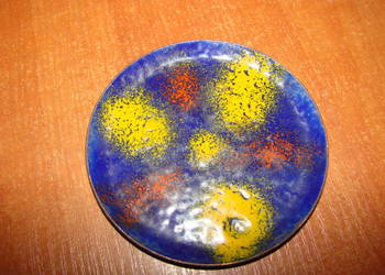 miedziana emaliowana podkładka