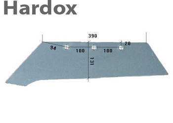 Lemiesz 16 cali HARDOX PK000006/L części do pługa VOGEL NOOT