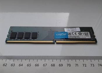 Crucial DDR4 8GB, niesprawny, 2666MHz CL19, CT8G4DFS8266.M8FE, PC4-2666, 1.