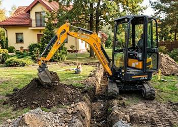 Usługi Minikoparką – Wykopy, Fundamenty, Drenaże | Szybko i Solidnie!
