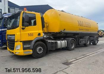Ciagnik Daf CF 400  z Welgro kompresorem Naczepa do paszy