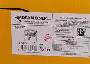 Bateria na wannowa Diamont z prysznicem