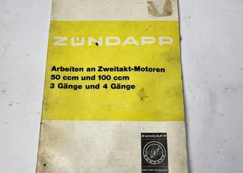 KSIŻAKA ZUNDAPP 100 4 BIEGI PODRĘCZNIK INSTRUKCJA