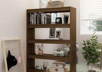 vidaXL Regał na książki/przegroda, miodowy, 100x30x135,5 cm, sos（sku808221）