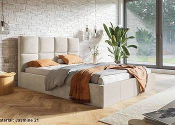 Łożko tapicerowane slim I -140x200 cm KOLORY DO WYBORU