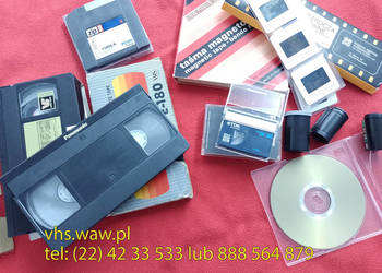 Przegrywanie kaset wideo, VHS, audio, skanowanie zdjęć. Cała Polska!