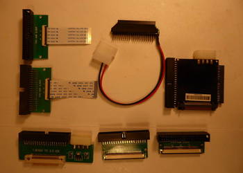 zestaw adapterów przejściówek ATA/PATA/IDE & sztuk różnych dla miłośników r