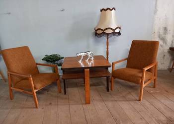 Retro set lata 50-60te komplet z lampka bez Jaguara