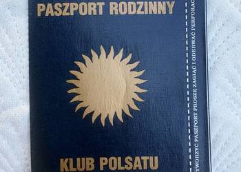 Nowy paszport Polsatu z perforacją, przedmiot kolekcjonerski