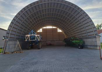 Hala łukowa 14.5 x 25m magazyn obora słoma garaż wiata  maszyny