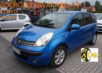 Nissan Note zarejestrowany, ubezpieczony. Gwarancja. Polecam !!! I (2005-2…