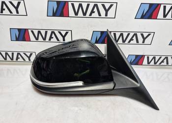  BMW F30 F31 LUSTERKO PRAWE PRAWY PRZÓD 5PIN 668 SCHWARZ II