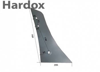 Pierś HARDOX VRP290/P części do pługa RABEWERK