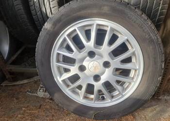 4koła Mitsubishi 195/55R15 aluminiowe z oponami 4x114,3mm