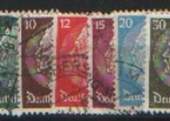 Zn. DR Mi 513 - 6, 8 - 21, 3, 4, 6 kas 1933