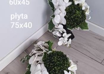 komplet z storczykiem i bukszpanem