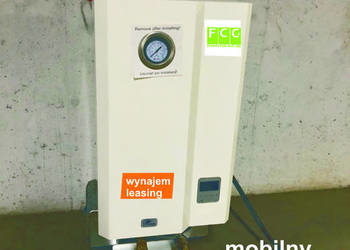 Wynajem - tymczasowy piec elektryczny mobilny do wygrzewania podłogówki